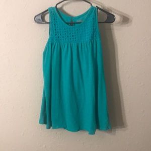 Green tank top